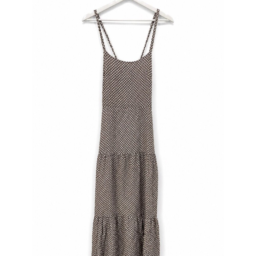 Rusty Multicolor Maxi Dress Coastal Island Size Small Beach Geometric